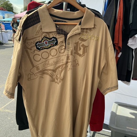 COOGI Other - COOGI Beige Short Sleeve Tee